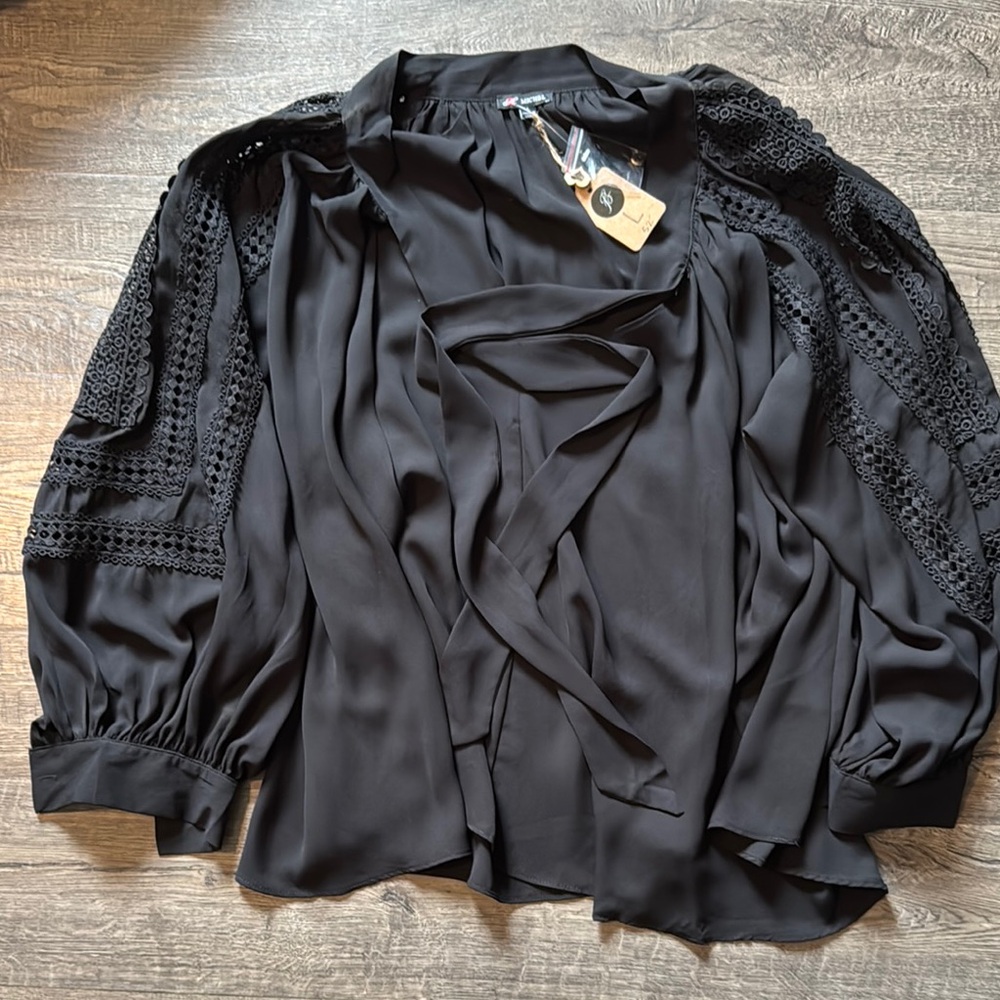 Elegant Black Women's Top